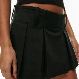 Sunday Best Aritzia Elegant Black Mini Loop Skirt